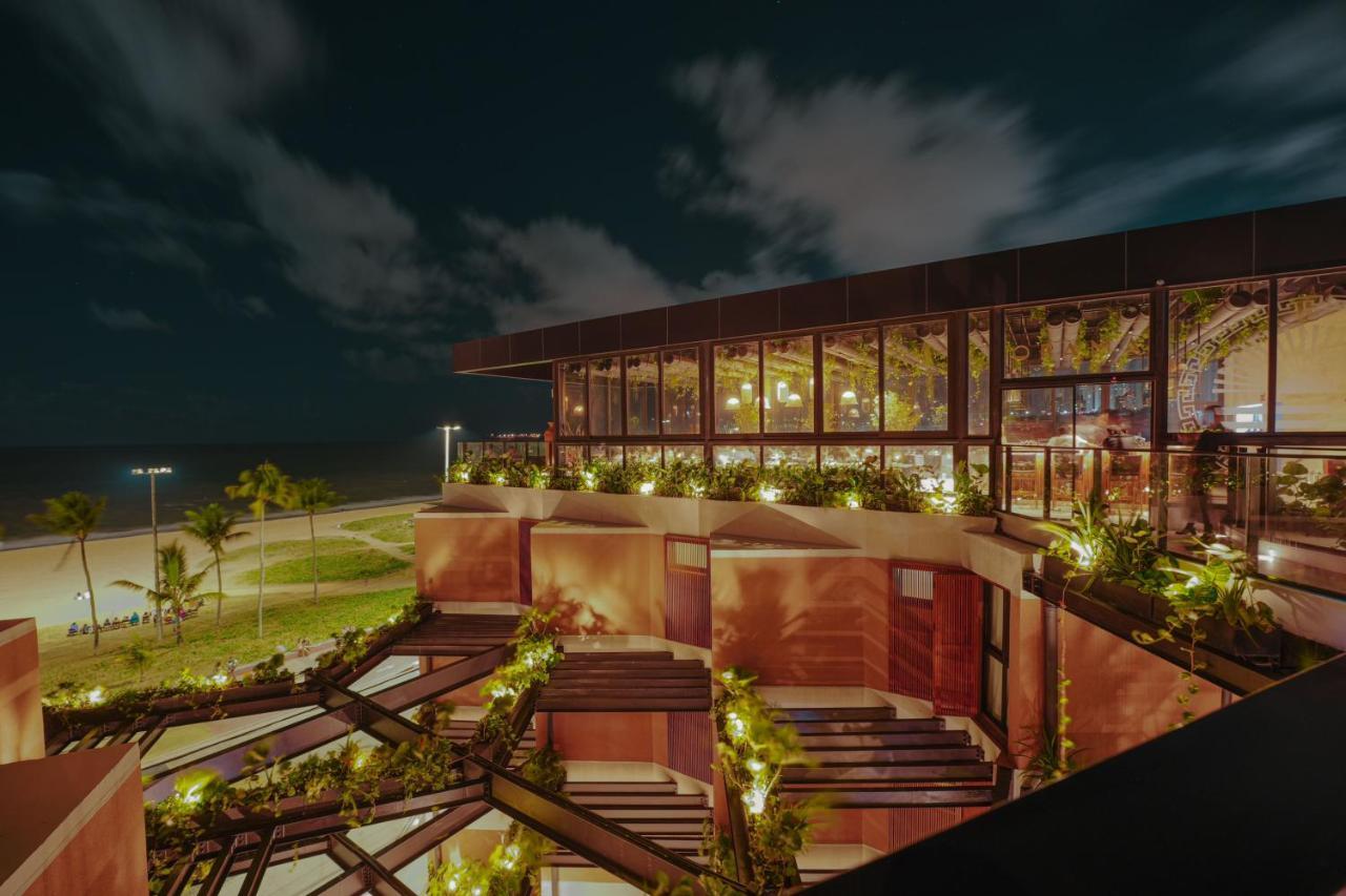 Ba'Ra Hotel Joao Pessoa Exterior photo The restaurant at the beach