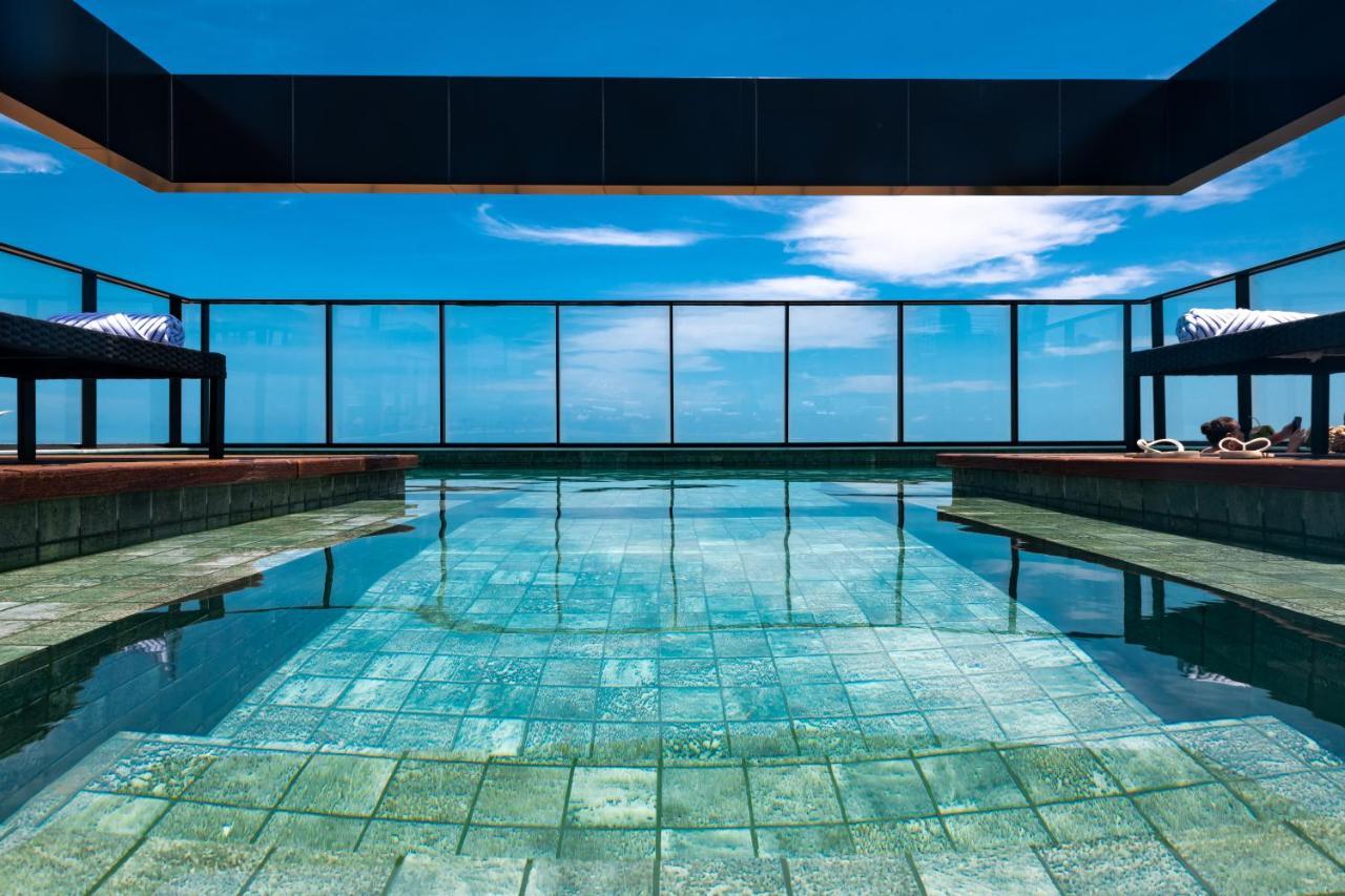 Ba'Ra Hotel Joao Pessoa Exterior photo The rooftop pool at the hotel